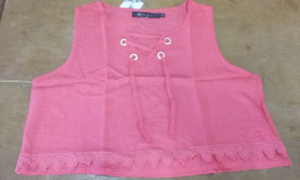 Cropped em viscose
